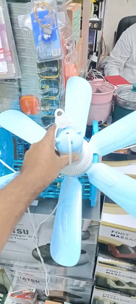 Mini portable ceiling fan 17''